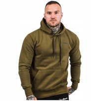 Męska bluza z kapturem Athlete Military Green Black rozmiar S - GymBeam GymBeam