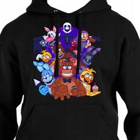 MĘSKA BLUZA Z KAPTUREM FNAF Five Nights at Freddy's PREZENT Jakość M 2088 JHK