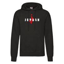MĘSKA BLUZA Z KAPTUREM Michael Jordan AIR NBA r. L Atram