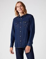 Męska Koszula Jeansowa Wrangler 27Mw New W5Mslw301-M Wrangler