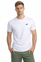 Męska koszulka 4F T-shirt bawełniany TSHM3986 biały 10S 3XL Inna marka