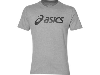 Męska Koszulka Do Biegania Asics Big Logo Tee | Grey/Dark Grey- Rozmiar Xl - Asics