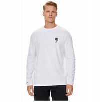 Męska Koszulka Longsleeve Karl Lagerfeld Biały Bawełniany Elegancki r.XXL