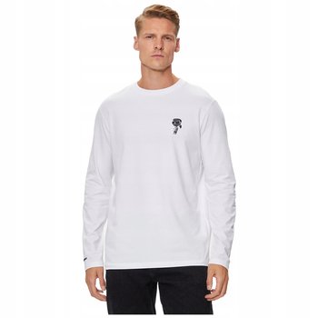 Męska Koszulka Longsleeve Karl Lagerfeld Biały Bawełniany Elegancki r.XXL - Karl Lagerfeld