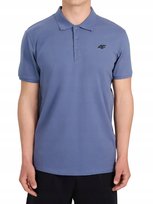 Męska koszulka polo 4F PTSM0770 denim 32S 4XL Inna marka