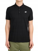 Męska koszulka polo 4F PTSM0771 czarny 20S XL 4F