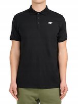 Męska koszulka polo 4F t-shirt polówka M0770 20S czarny XL 4F