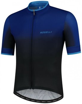 Męska koszulka rowerowa Rogelli Horizon Jersey SS | BLUE/BLACK M - Rogelli