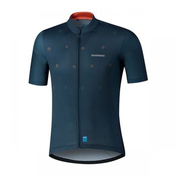 Męska Koszulka Rowerowa Shimano Aerolite | Navy - Rozmiar L - Shimano