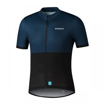 Męska Koszulka Rowerowa Shimano Element Short Sleeve Jersey | Navy - Rozmiar M - Shimano