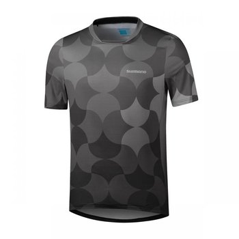 Męska Koszulka Rowerowa Shimano Myoko S.S Jersey | Black - Rozmiar Xl - Shimano