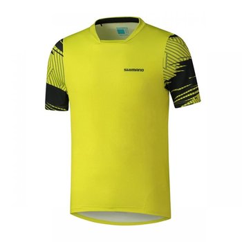 Męska Koszulka Rowerowa Shimano Myoko S.S Jersey | Yellow - Rozmiar M - Shimano