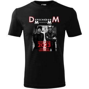 Męska koszulka roz. L, Depeche Mode DM Memento Mori, koncert Warszawa nadruk World Tour 2023 - kolor czarny t-shirt, TopKoszulki.pl® - TopKoszulki.pl