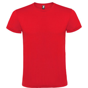 Męska koszulka T-shirt 100% miękka bawełna czerwona roz. XL - M&C