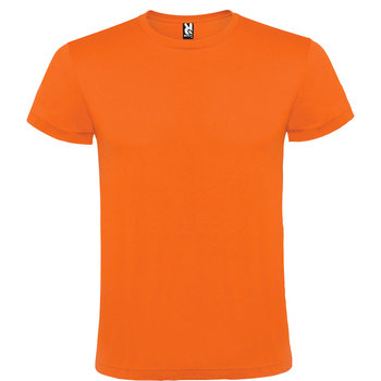 Męska koszulka T-shirt 100% miękka bawełna pomarańczowa roz. L - M&C