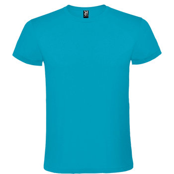 Męska koszulka T-shirt 100% miękka bawełna turkusowa roz. XXL - M&C