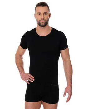 Męska koszulka termoaktywna Brubeck T-Shirt SS Comfort Cotton | Black M - BRUBECK