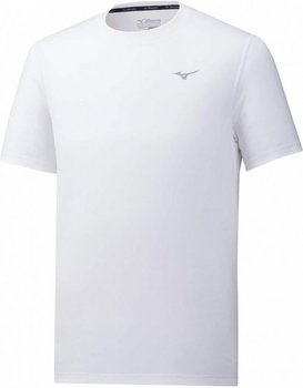 Męska koszulka z krótkim rękawkiem do biegania  Mizuno Impulse Core Tee | White - Rozmiar S - Mizuno