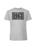 Męska koszulka  z nadrukiem -1963 LEGENDARNY ROCZNIK 1963 Pastelowy szary XL TAGFORCE