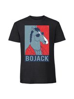 Męska koszulka  z nadrukiem - bojack czarny L TAGFORCE