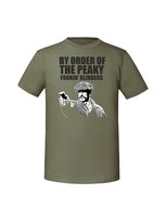 Męska koszulka  z nadrukiem - by order of the peaky fookin blinders Olive M TAGFORCE