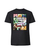 Męska koszulka  z nadrukiem - chłopaki z baraków gta v1 czarny M TAGFORCE