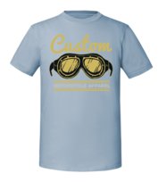 Męska koszulka z nadrukiem - Custom Apparel - Mineralny Błękit M TAGFORCE