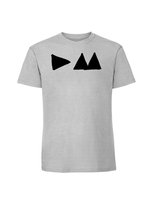 Męska koszulka  z nadrukiem - DEPECHE MODE Pastelowy szary XXL TAGFORCE