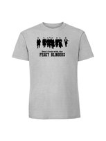 Męska koszulka  z nadrukiem - DON_T FUCKING OF THE PEAKY BLINDERS Pastelowy szary XL TAGFORCE