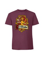 Męska koszulka  z nadrukiem - Gryffindor-Logo Burgundowy XXL TAGFORCE