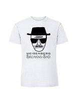 Męska koszulka  z nadrukiem - HEISENBERG BREAKING BAD biały L TAGFORCE