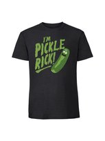 Męska koszulka  z nadrukiem - i am a pickle rick czarny XXL TAGFORCE