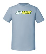Męska koszulka z nadrukiem  - Supreme - Mineralny Błękit XXL TAGFORCE