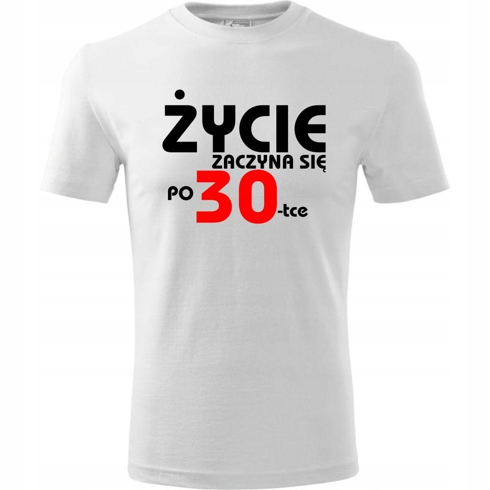 M ska Koszulka Z Nadrukiem ycie Zaczyna Si Po 30 Na Prezent m-ska-koszulka-z-nadrukiem-ycie-zaczyna-si-po-30-na-prezent