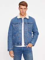 Męska kurtka jeansowa Wrangler 124MJ SHERPA 4XL Wrangler
