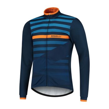 Męska Kurtka Rowerowa Rogelli Stripe | Blue - Rozmiar Xl - Rogelli