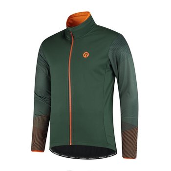 Męska Kurtka Rowerowa Rogelli Wire Winterjacket | Green/Orange - Rozmiar Xxxl - Rogelli