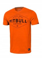 Męska Pomarańczowa Koszulka Pitbull Basic Pitbull '25 Bawełna T-shirt XXL Inna marka