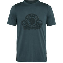 Męski t-shirt Fjallraven Abisko Wool Classic SS dark navy XL Fjallraven