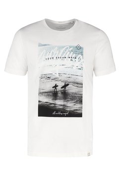 Męski T-Shirt Z Nadrukiem Biały Volcano T-Dream Xxl - VOLCANO