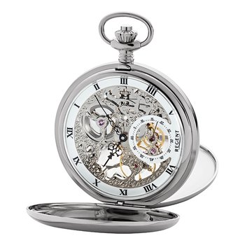 Męski zegarek kieszonkowy Regent GM-1611, zegarek kieszonkowy analogowy URGM1611 - Regent