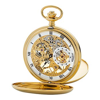 Męski zegarek kieszonkowy Regent GM-1612, zegarek kieszonkowy analogowy URGM1612 - Regent