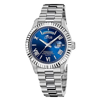 Męski zegarek Lotus ze stali nierdzewnej srebrny Lotus Classic zegarek na rękę UL18854/2 - Lotus