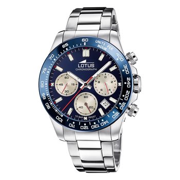 Męski zegarek Lotus ze stali nierdzewnej srebrny Lotus Classic zegarek na rękę UL18912/4 - Lotus