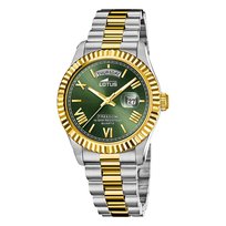 トランプ Lotus #01 Lotus męski zegarek ze stali nierdzewnej złoty Lotus Classic