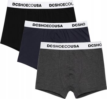 Męskie bokserki DC Shoes 3-pak DC-B4 czarny/granat/szary XXL - DC Universe