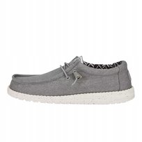 Męskie Lekkie Mokasyny Buty Półbuty Wsuwane HeyDude Wally Stretch Canvas 44