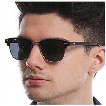 MĘSKIE Okulary Słoneczne Polaryzacyjne nerdy UV400 - Inna marka