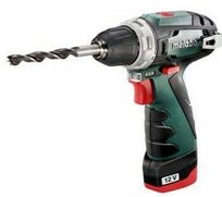 Metabo, Wiertarko-Wkrętarka Akumulatorowa Powermaxx Bs 12 12V 2X2Ah Li-Ion; Ładowarka Sc 30 + Walizka 601036500 Metabo
