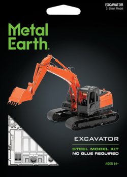 Metal Earth, Koparka model do składania metalowy. - Fascinations